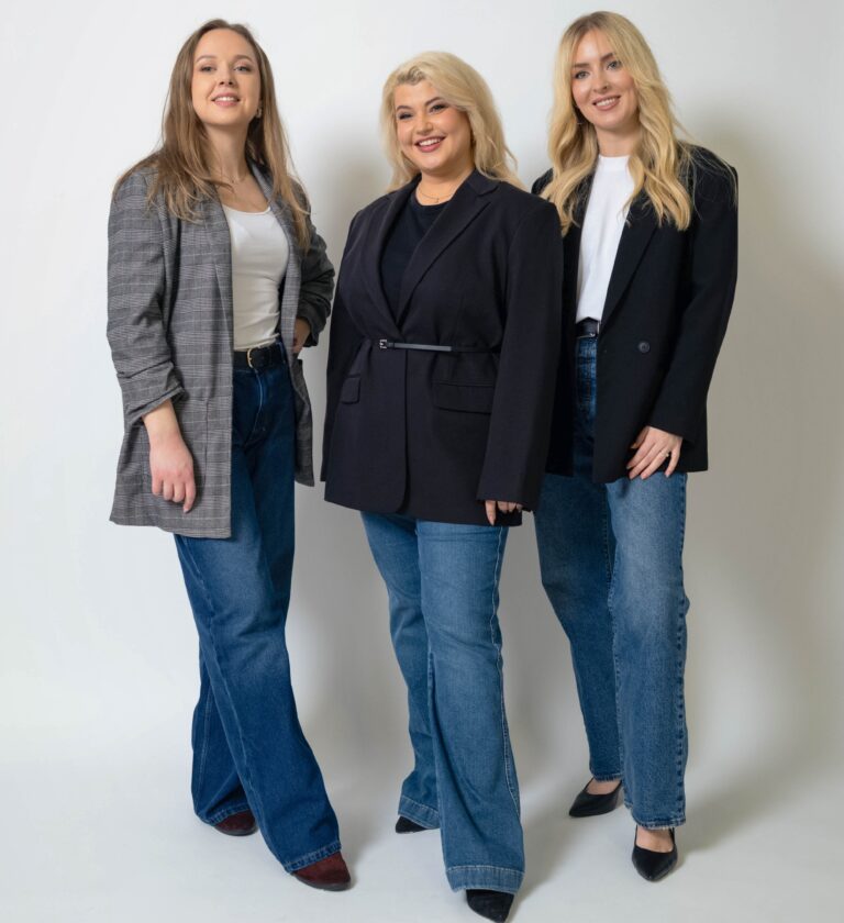 The Connect us partner team: Gabija Laibakojytė, Gintarė Dragūnaitė, and Gabija Balčiūnaitė